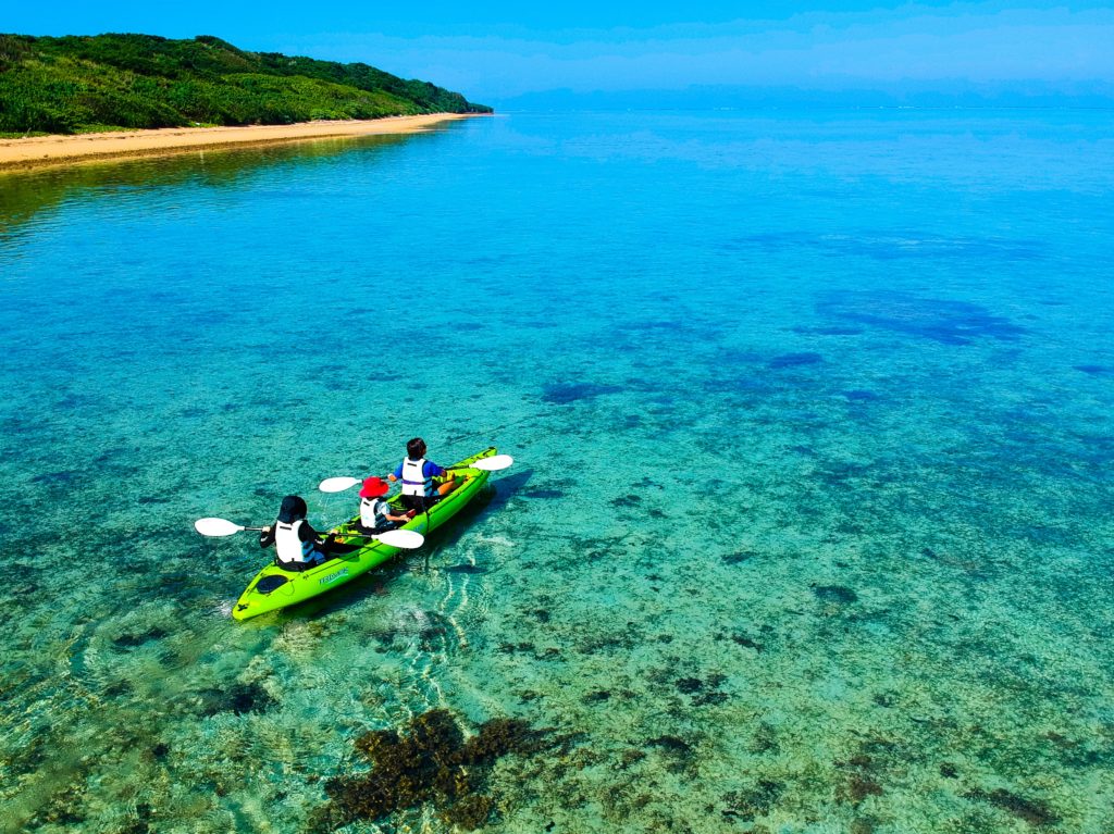 小浜島でのカヌー体験